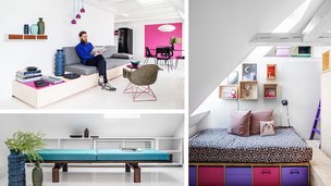 Familiebolig på tørreloftet